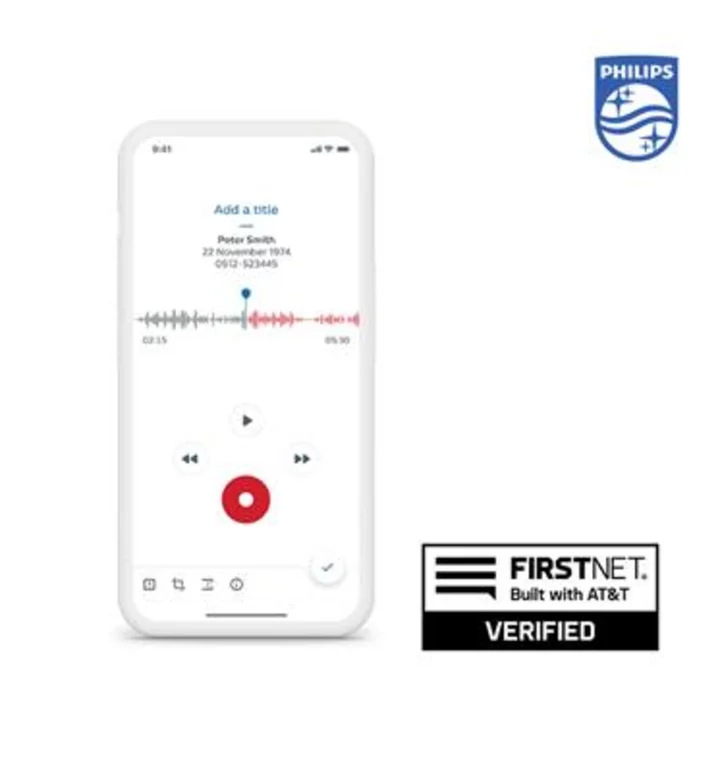 Philips’ SpeechLive® Earns FirstNet Verified™ Designation