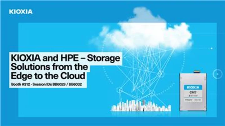 KIOXIA Showcases Storage Solutions That Unlock Server and Storage Potential at HPE Discover 2023