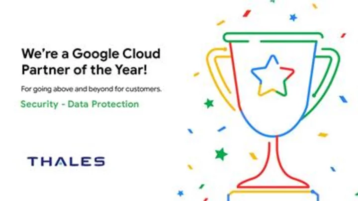 Thales Wins Google Cloud Technology Partner of the Year Security – Data Protection Award