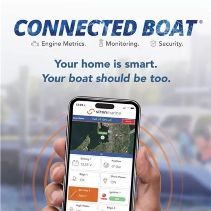 Siren Marine Becomes Standard IoT Solution on Select 2024 Grady-White, Regulator, Suncatcher by G3 and Skeeter Boat Models