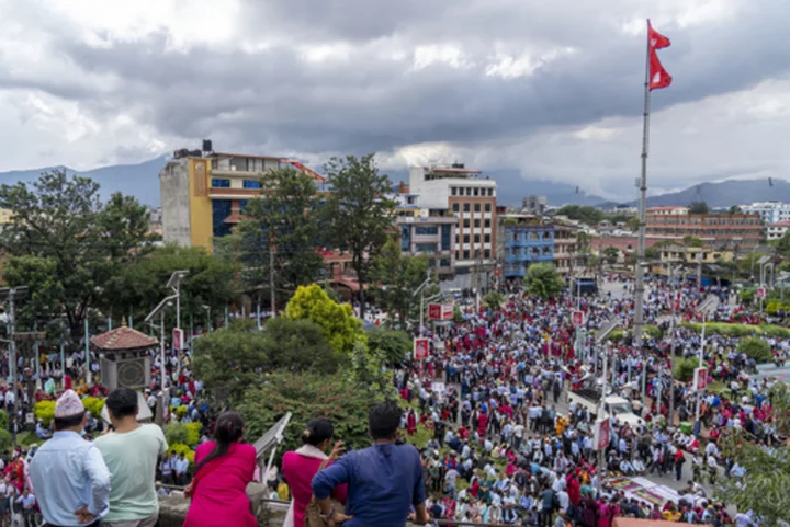 Thousands of teachers protest in Nepal against education bill, shutting schools across the country